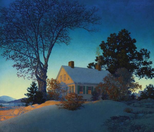 Norwich, Vermont by Maxfield Parrish