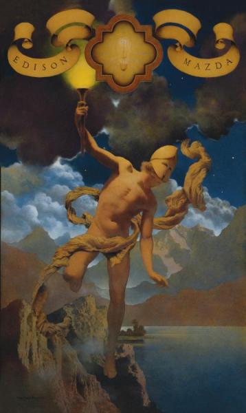 Prometheus by Maxfield Parrish