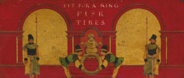 Sketch For Fisk Tires - Fit For A King by Maxfield Parrish