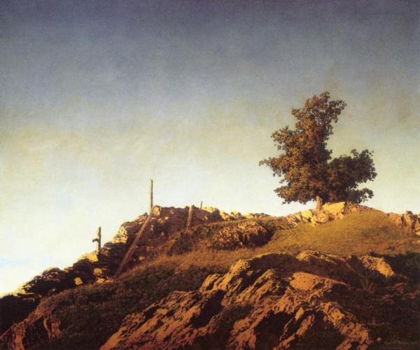 Sugar Hill, Late Afternoon by Maxfield Parrish