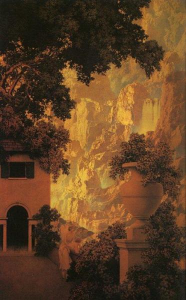 Sunrise by Maxfield Parrish