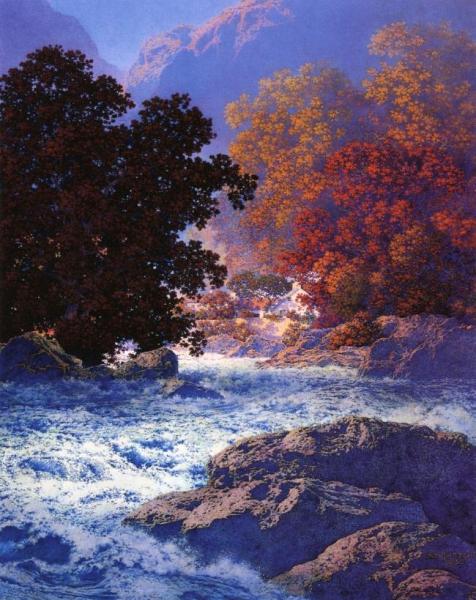 Swiftwater by Maxfield Parrish