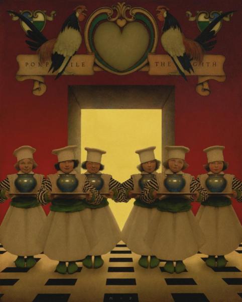 The Knave Of Hearts,the Six Little Ingredients by Maxfield Parrish