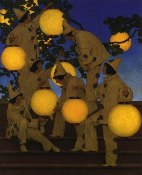 The Lantern Bearers by Maxfield Parrish