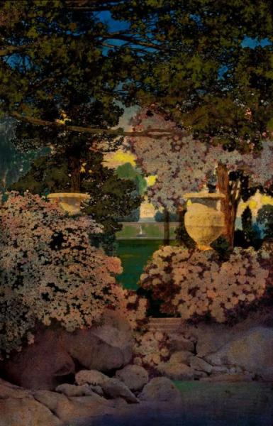 The Oaks by Maxfield Parrish