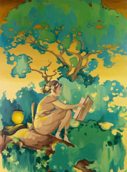 Tribute To by Maxfield Parrish