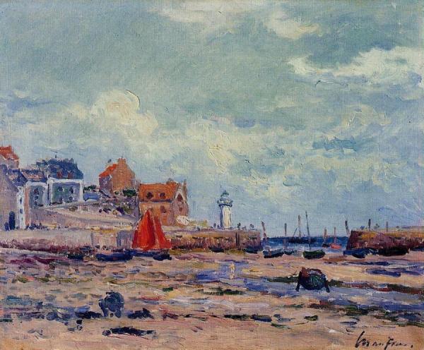 At Low Tide by Maxime Maufra Oil Painting Reproductions