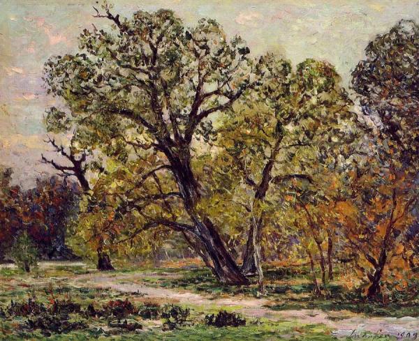 Autumn, Fontainebleau Forest by Maxime Maufra
