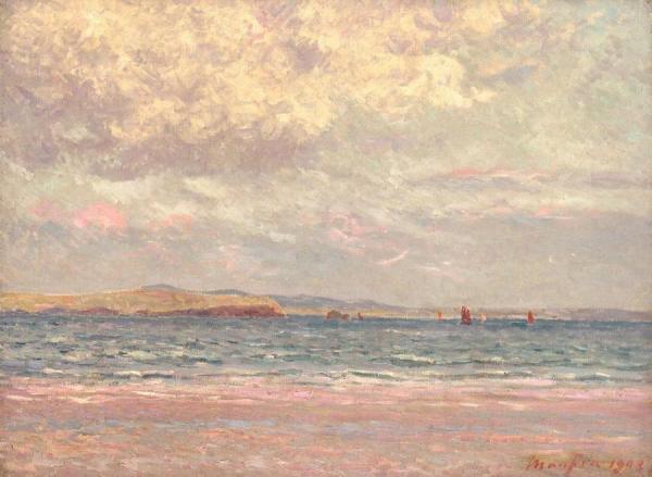 Evening, Morgat Beach by Maxime Maufra Oil Painting Reproductions
