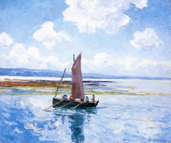 Fishermen's Boat by Maxime Maufra