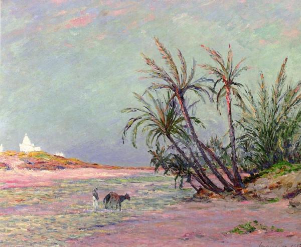 L'oued D'oueld-djellal, Sahara by Maxime Maufra