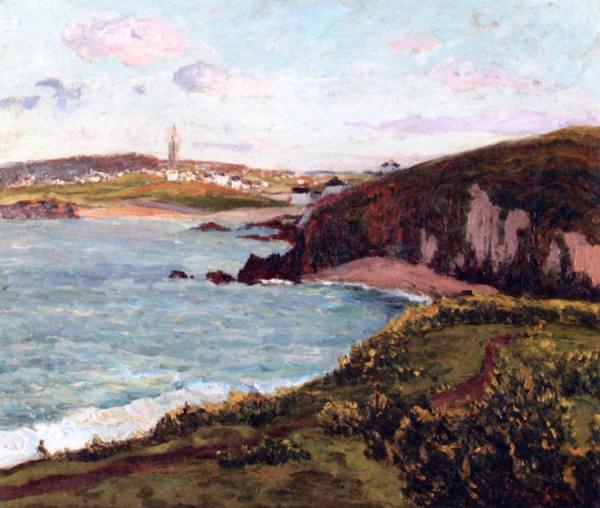 Landscape Near Douarnenez, Brittany by Maxime Maufra