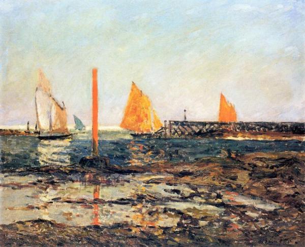 Le Croisic: Returning Boats by Maxime Maufra