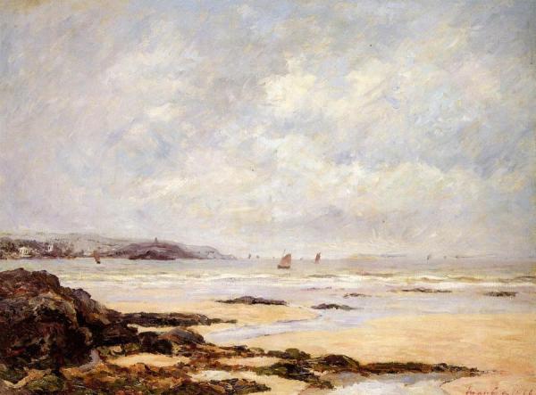Low Tide At Douarnenez by Maxime Maufra