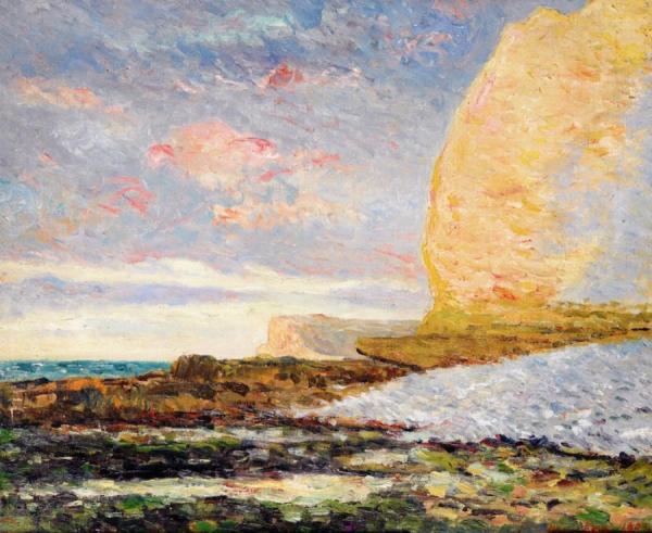 Low Tide At Yport by Maxime Maufra