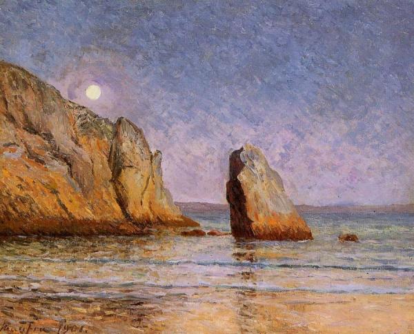 Moonrise, Bay Of Douarnenez by Maxime Maufra