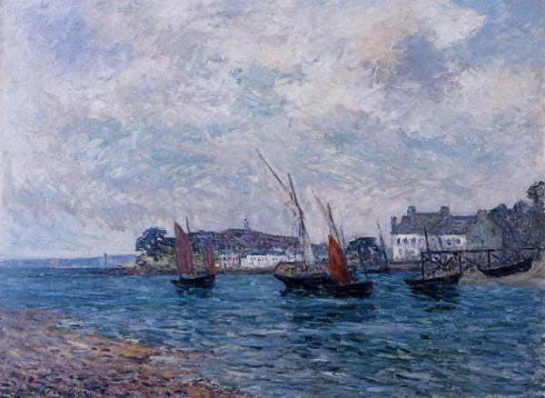 Reentering Port At Douarnenez by Maxime Maufra Oil Painting Reproductions