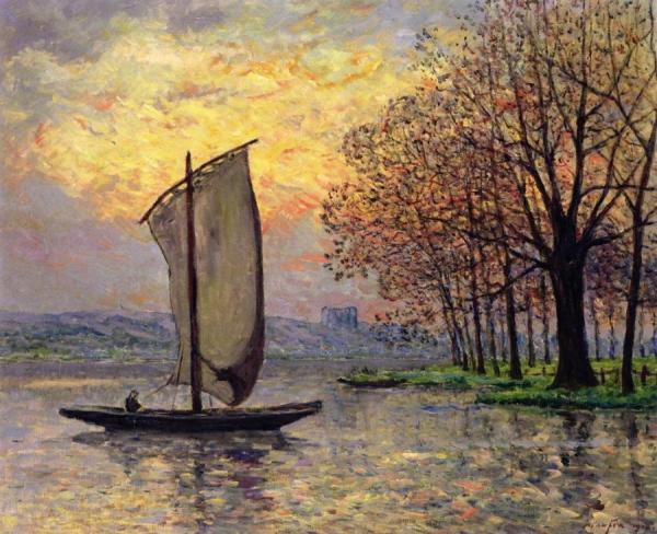 The Banks Of The Loire by Maxime Maufra