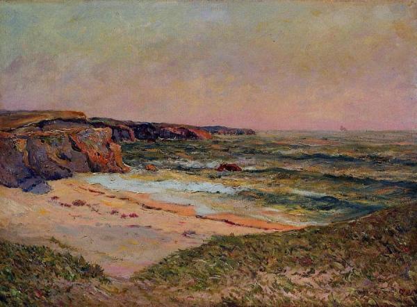 The Dunes Of Port Blanc Near Ile De Quiberon by Maxime Maufra