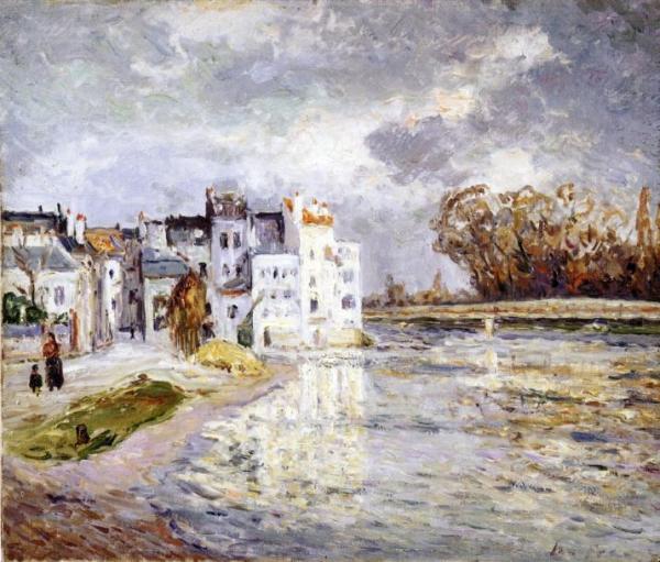 The Marne At Lagny by Maxime Maufra
