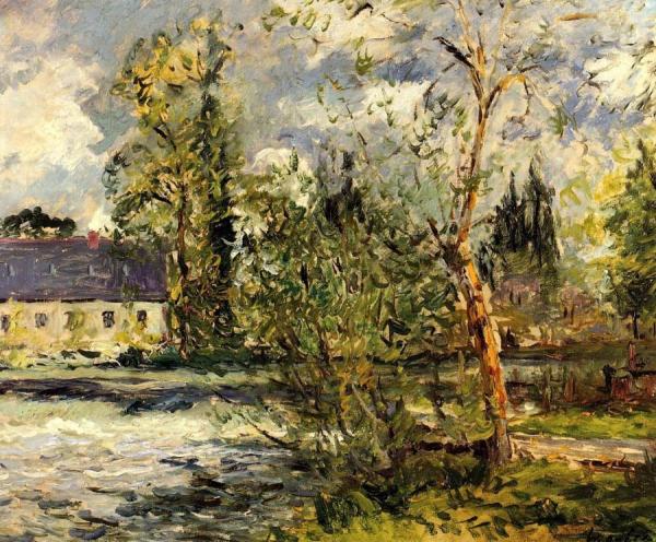 The Ponce Paper Factory On The Edge Of The Sathe Woods by Maxime Maufra
