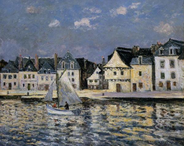 The Port Of Saint Goustan, Brittany by Maxime Maufra