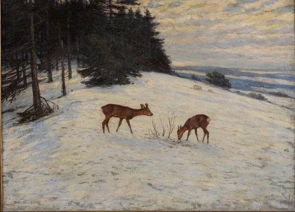 Winter Landscape by Maximilian Von Klein-diepold