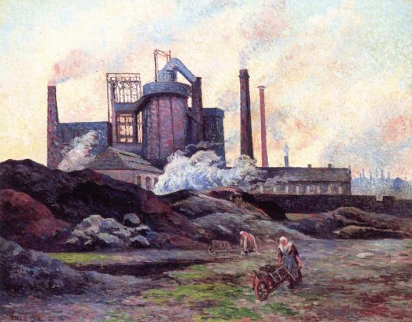 A Factory by Maximilien Luce