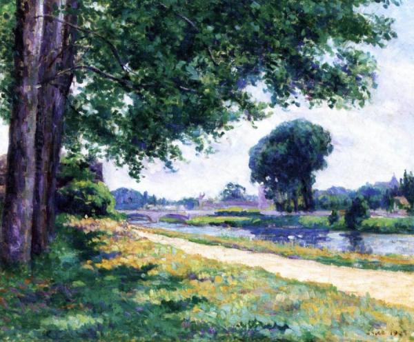 Accolay, La Cure by Maximilien Luce