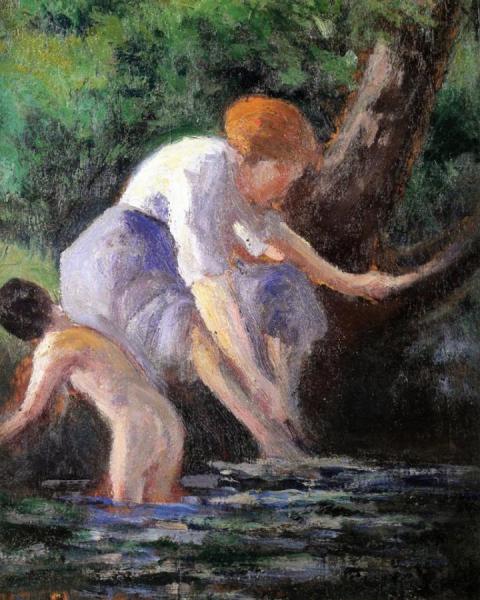Bather by Maximilien Luce