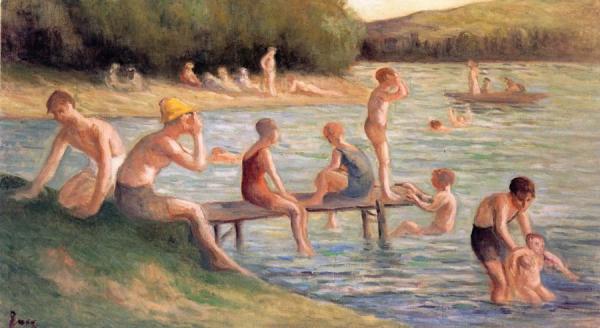 Bathers by Maximilien Luce