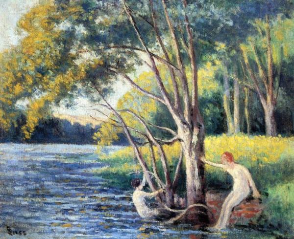 Bathers by Maximilien Luce