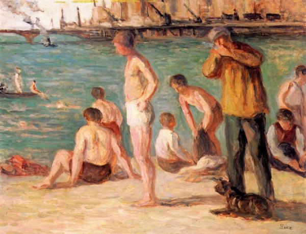 Bathers by Maximilien Luce