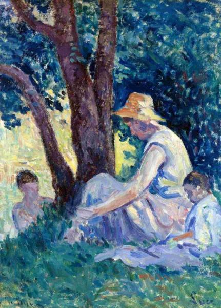 Bessy,un Aprés-midi á La Campagne by Maximilien Luce