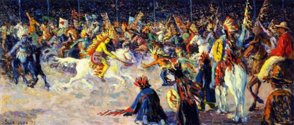Buffalo Bill by Maximilien Luce