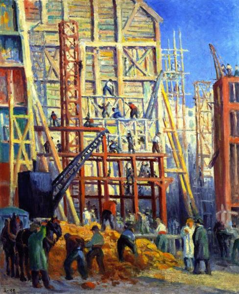 Building Site by Maximilien Luce