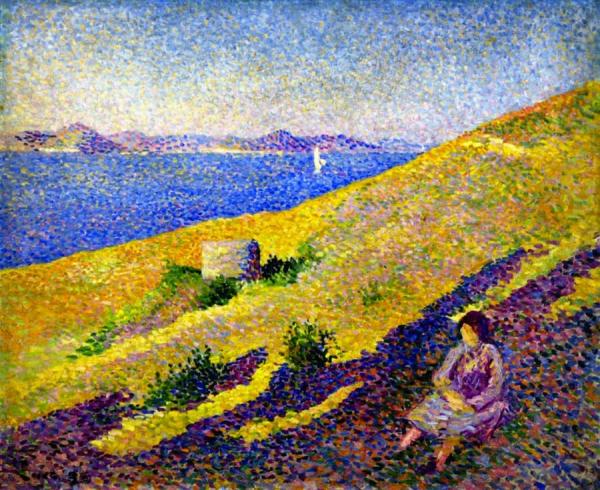 Citadel Hill At Saint-tropez by Maximilien Luce