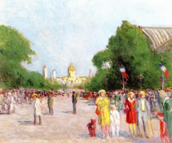 L'avenue Winston-churchill by Maximilien Luce