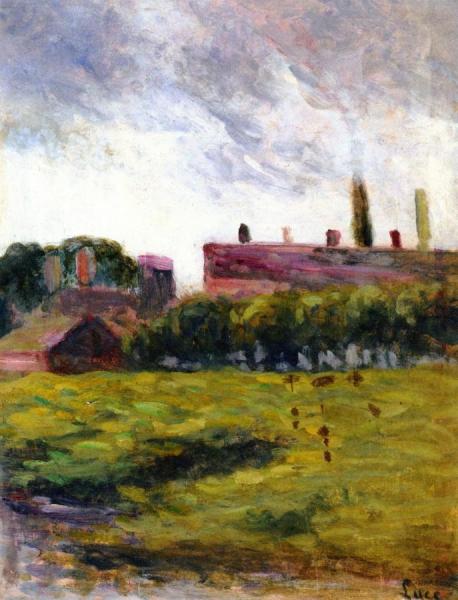 Landscape by Maximilien Luce