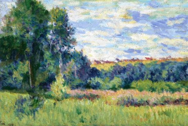 Landscape by Maximilien Luce
