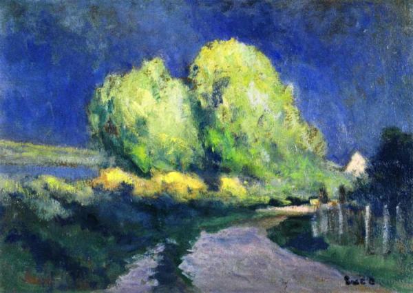 Landscape by Maximilien Luce