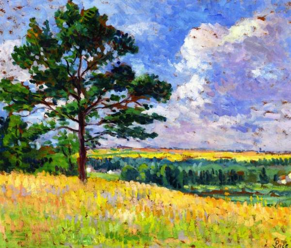 Landscape Near Méréville by Maximilien Luce