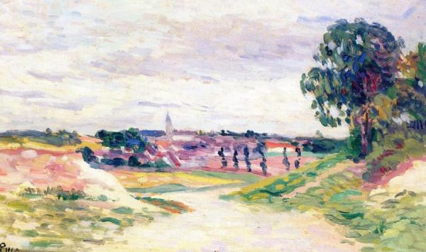 Landscape Of Sanit-ay by Maximilien Luce