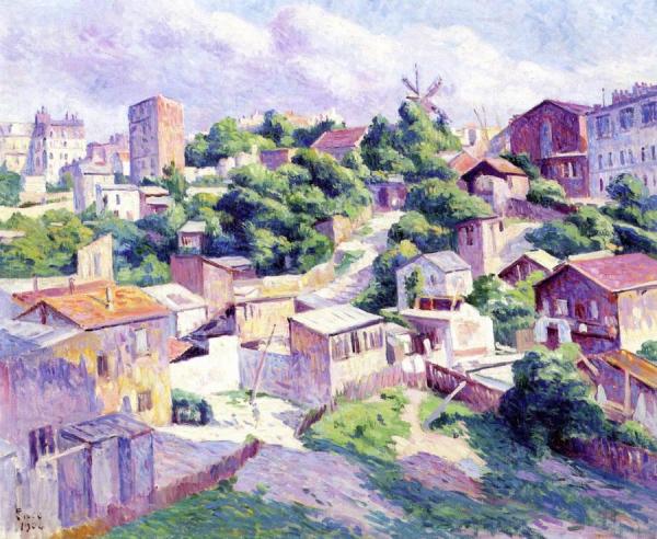 Le Maquie, Montmartre by Maximilien Luce