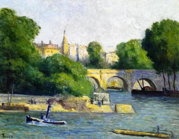 Le Vert Gallant by Maximilien Luce