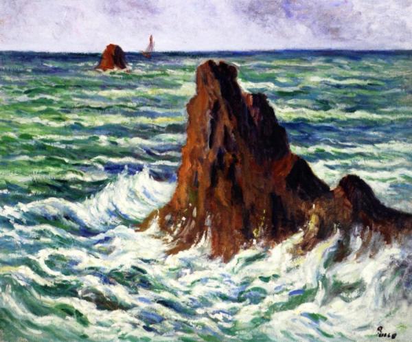 Locquivy, The Reef by Maximilien Luce