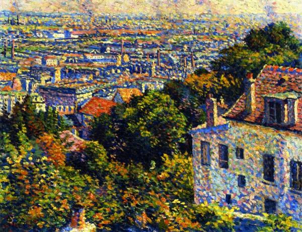 Montmartre, From The Rue Cortot, View Towards Saint-denis by Maximilien Luce