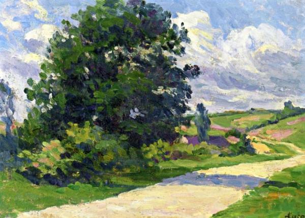 Moulineux, A Road by Maximilien Luce