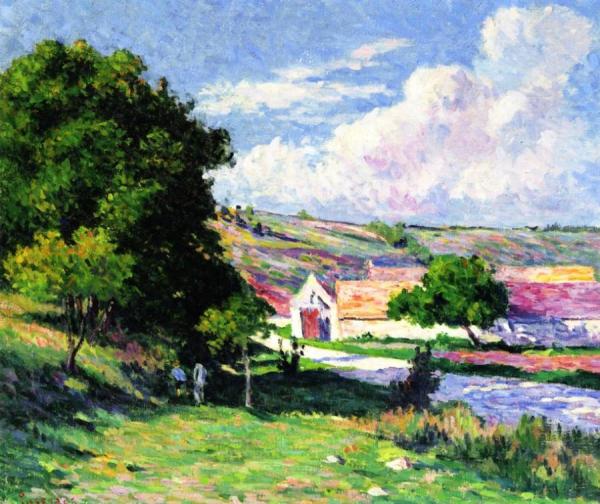 Moulineux, Les Noyers D'ezeaux by Maximilien Luce