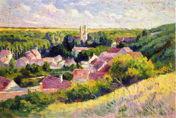 Moulineux, The Village by Maximilien Luce